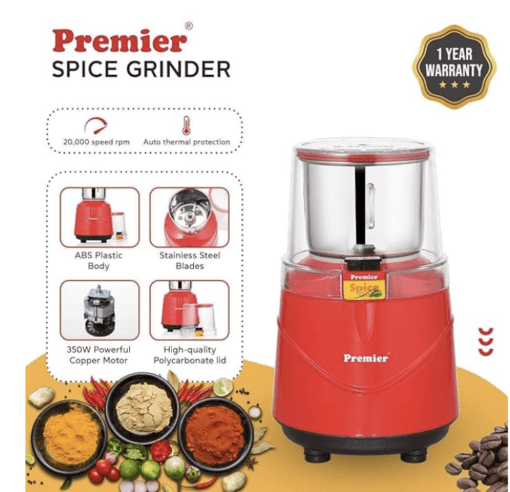 PREMIER SPICE GRINDER KM-521 (WET & DRY MIXER GRINDER) CODE-082001 - Image 2